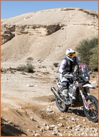 Rally Dakar ALI OUKERBOUCH - KTM Dakar Rally raid event Saudi Arabia