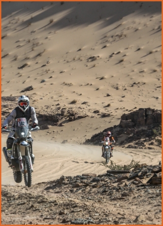 Rally Dakar ALI OUKERBOUCH - KTM Dakar Rally raid event Saudi Arabia